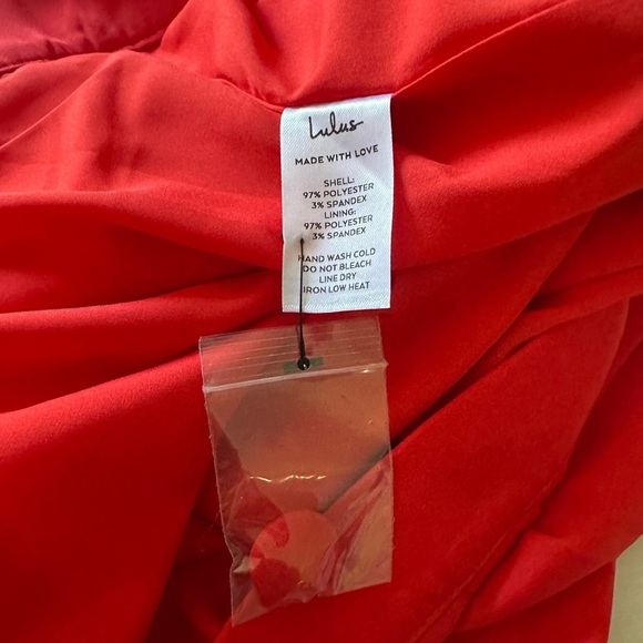 Lulu's Red High Waist Shorts Vibrant and Tailored - Picture 5 of 11